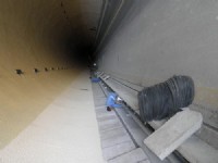 环绕高速隧道入口消防专用电伴热带施工案例